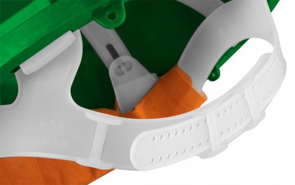 Kask ochronny atestowany, zielony