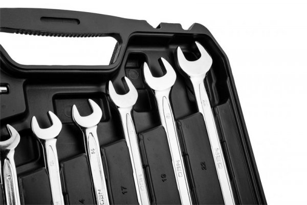 Zestaw kluczy nasadowych 1/2&quot;, 1/4&quot;, 82 szt., CrV, ECO