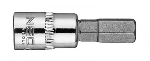 Końcówka sześciokątna H7 na nasadce 1/4&quot;, krótka, 37 mm