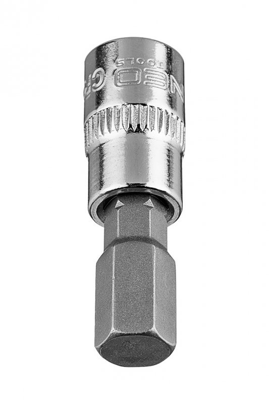 Końcówka sześciokątna H8 na nasadce 1/4&quot;, krótka, 37 mm