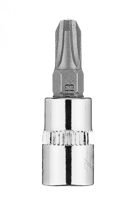Końcówka wkrętakowa PH3 na nasadce 1/4&quot;, krótka, 37 mm