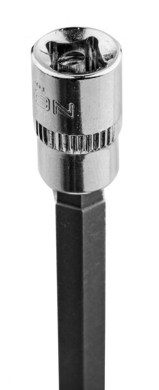 Końcówka sześciokątna H7 na nasadce 1/4&quot;, długa, 87 mm