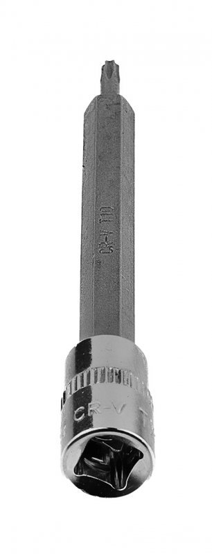 Końcówka TORX TX10 na nasadce 1/4&quot;, długa, 87 mm