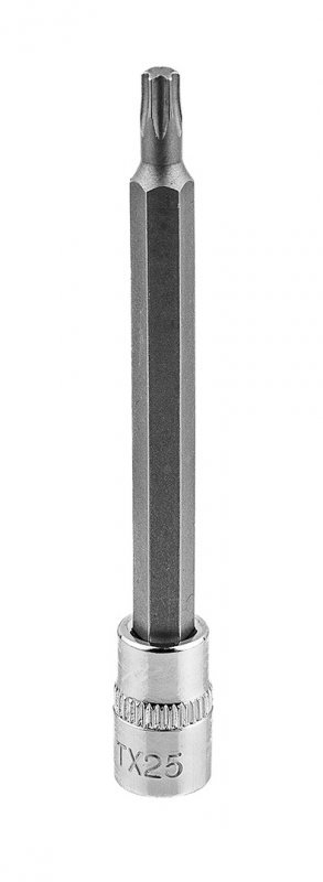 Końcówka TORX TX25 na nasadce 1/4&quot;, długa, 87 mm