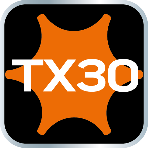 Końcówka TORX TX30 na nasadce 1/4&quot;, długa, 87 mm