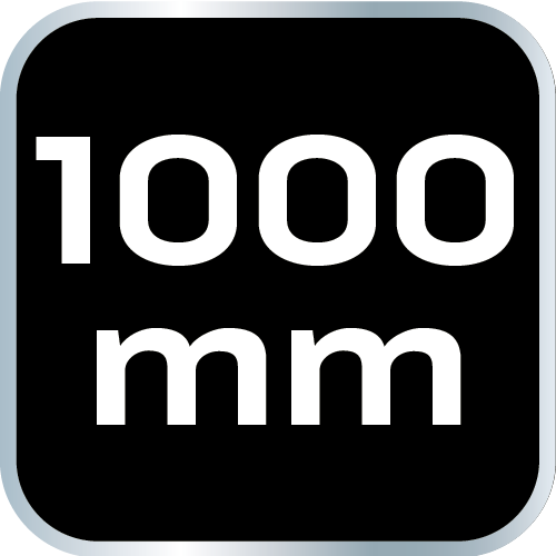 Przymiar liniowy 100 cm, stal nierdzewna
