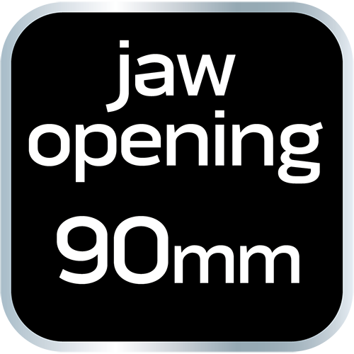 Imadło maszynowe krzyżowe dwuosiowe 100 mm