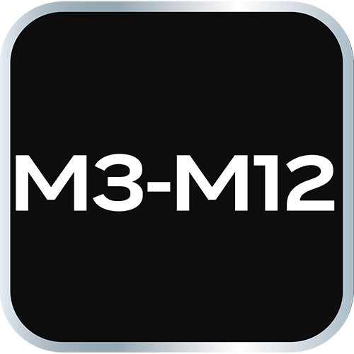 Narzynki i gwintowniki M3-M12, zestaw 32 szt. HSS w walizce