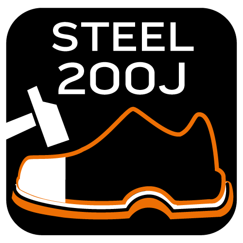 Trzewiki skórzane S1 SRC, stalowy podnosek, rozmiar 39