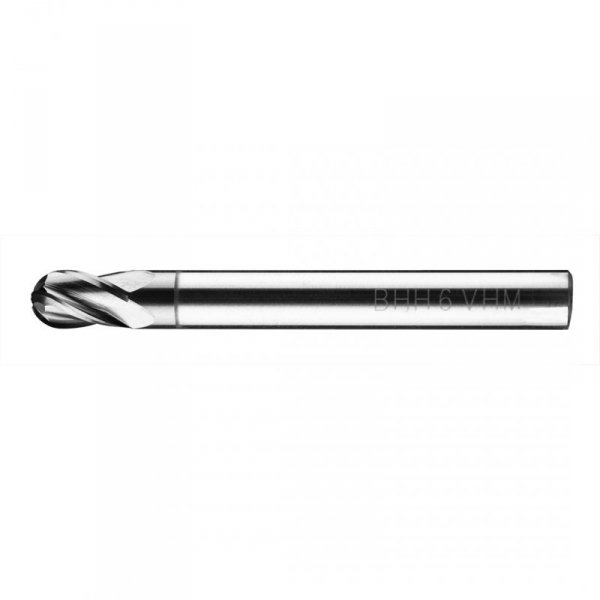 Frez węglikowy Baildon DIN 6527 L FWP2L 4 mm, VHM TiAlN, Z2, 57-8 mm