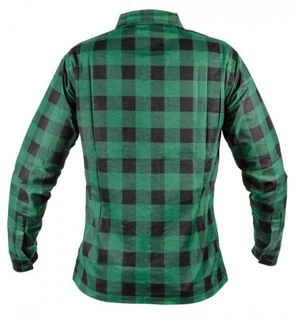 Koszula flanelowa, zielona, rozmiar XL