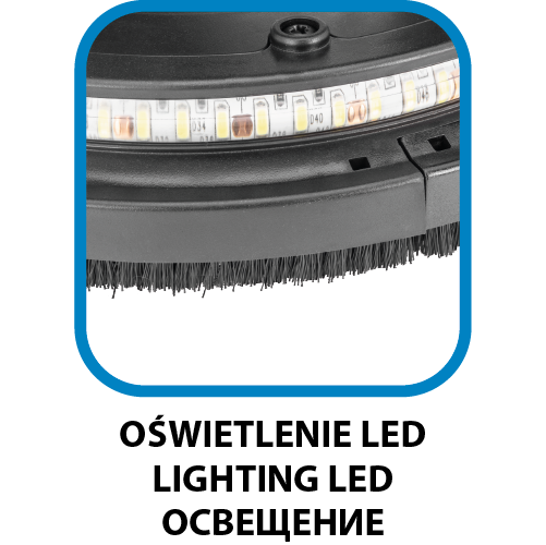 Szlifierka do gipsu 800W , 225mm/215 mm, led