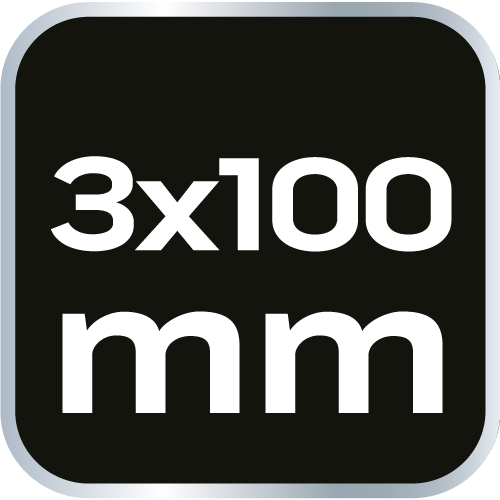 Wkrętak płaski 1000V, 3.0 x 100 mm, S2