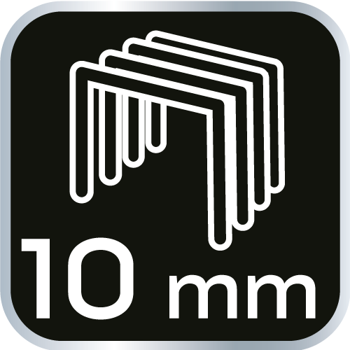 Zszywki typ J, 10 mm, 1000 szt.