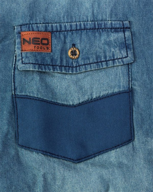 Koszula robocza DENIM, rozmiar XXXL
