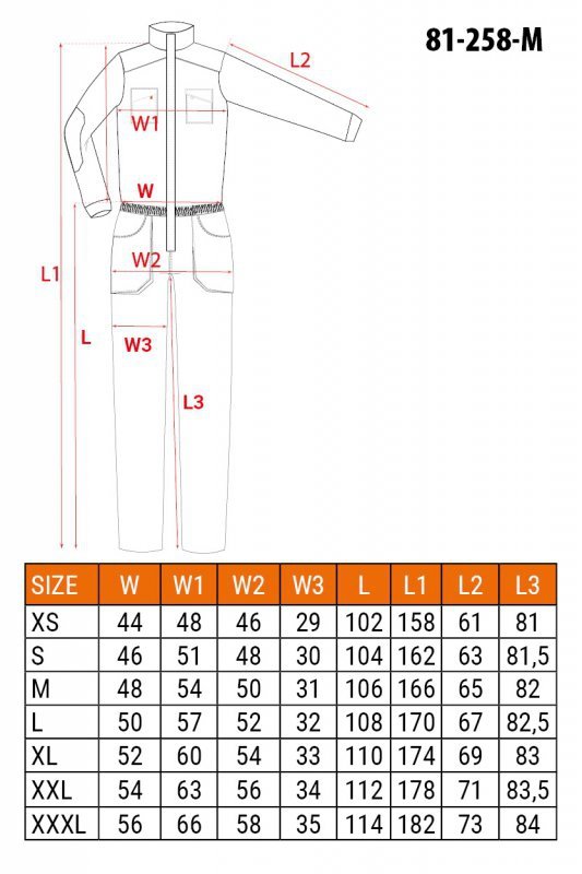 Kombinezon roboczy HD Slim, rozmiar M