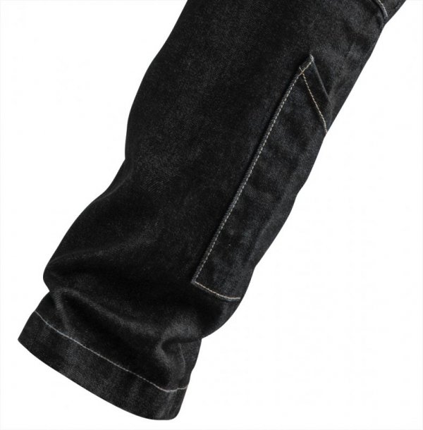 Spodnie robocze 5-kieszeniowe DENIM, czarne, rozmiar L
