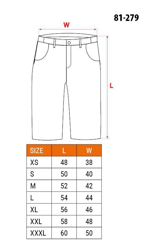 Krótkie spodenki DENIM,  rozmiar XL