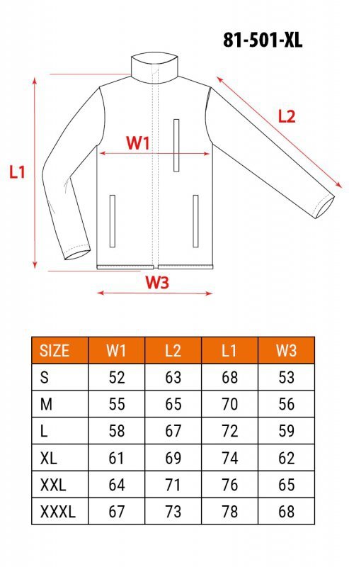Bluza polarowa, szara, rozmiar XL