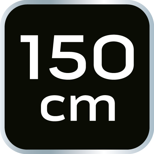 Sznurowadła do butów roboczych 150cm, czarne