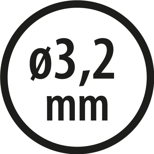 Wiertła do metalu Baildon BASIC DIN 338 RN NWKa 3,2 mm, HSS (S), 65-36 mm, wielokrotność 10