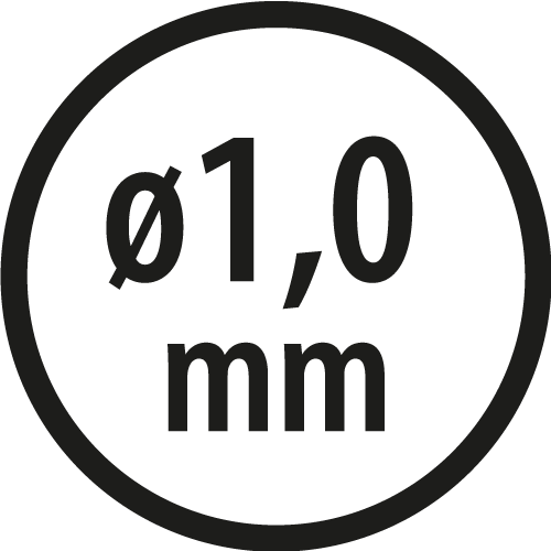 Wiertła do metalu Baildon BASIC DIN 340 RN NWKb 1 mm, HSS (S), 56-33 mm, wielokrotność 10
