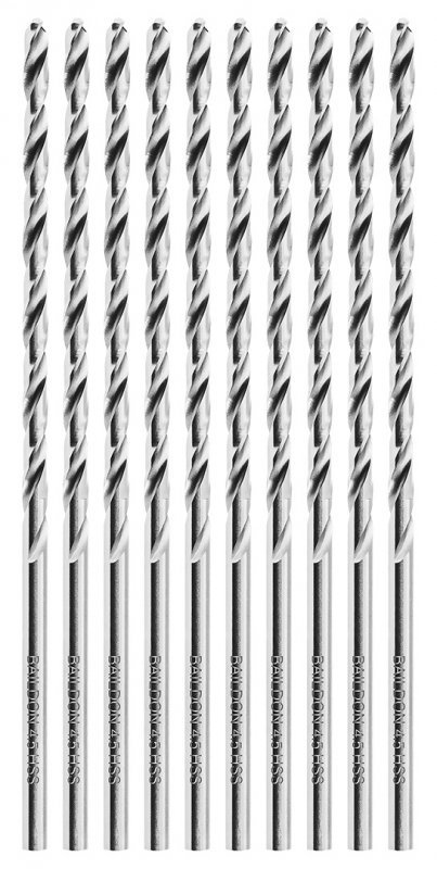 Wiertła do metalu Baildon BASIC DIN 340 RN NWKb 4,5 mm, HSS (S), 126-82 mm, wielokrotność 10
