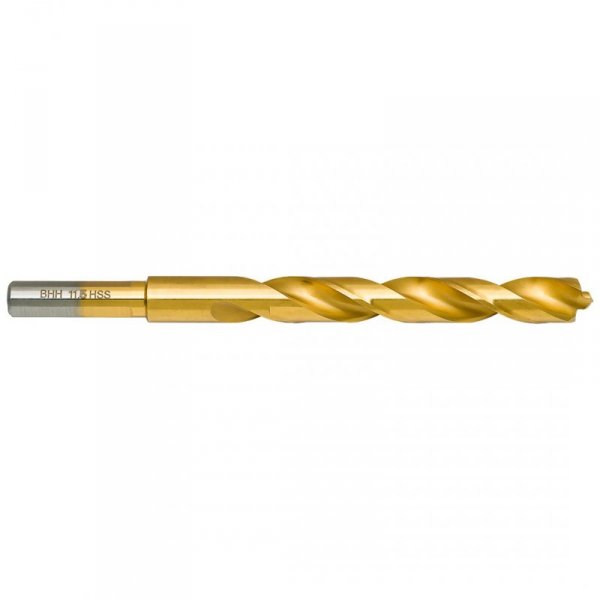 Wiertło do metalu Baildon DIN 338 RN 11,5 mm, HSS TiN (S), 142-94 mm (chwyt 3-płaszczyznowy)