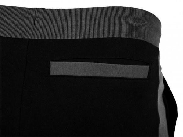Spodnie dresowe COMFORT, szaro-czarne, rozmiar XXXL