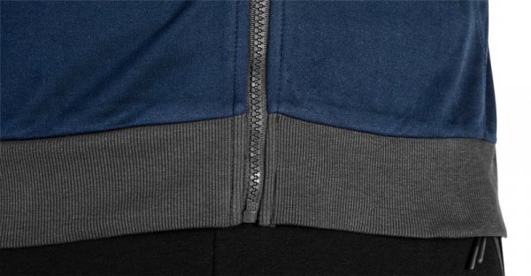 Bluza rozpinana z kapturem COMFORT, granatowa, rozmiar XXL