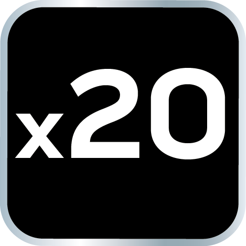 Reper do wylewek 100 mm z taśmą 3M, 20 szt (PE)
