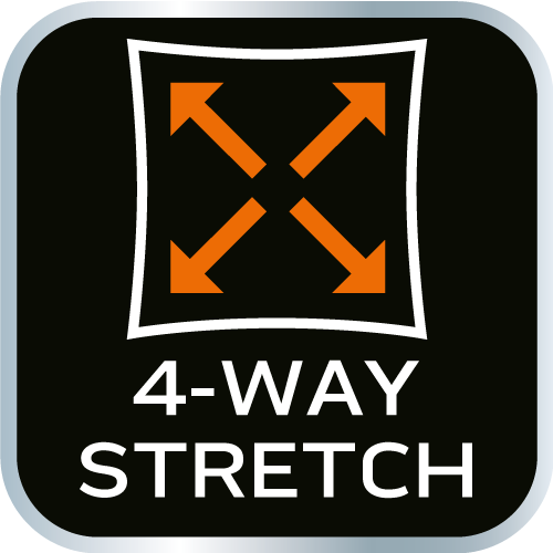 Spodnie robocze OUTDOOR, 4 way stretch, gołębie, rozmiar S