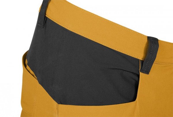 Spodnie robocze OUTDOOR, 4 way stretch, musztardowe, rozmiar XS