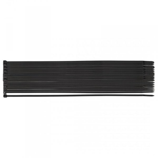 Opaski zaciskowe EXTREME 3.6 × 300 mm, czarne, 100 szt.