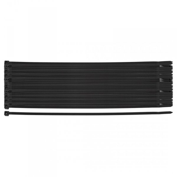 Opaski zaciskowe EXTREME 4.8 x 300 mm, czarne, 100 szt.