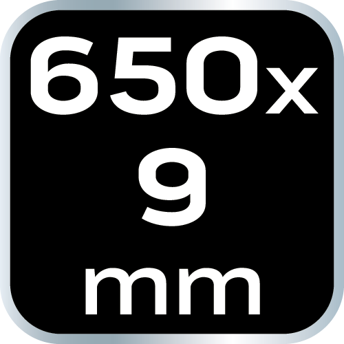 Opaski zaciskowe EXTREME 9.0 × 650 mm, czarne, 50 szt.