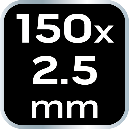Opaski zaciskowe EXTREME 2.5 × 150 mm, białe, 100 szt.