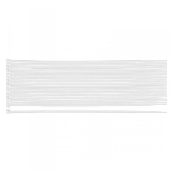 Opaski zaciskowe EXTREME 2.5 × 150 mm, białe, 100 szt.