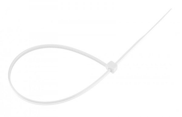 Opaski zaciskowe EXTREME 2.5 × 200 mm, białe, 100 szt.