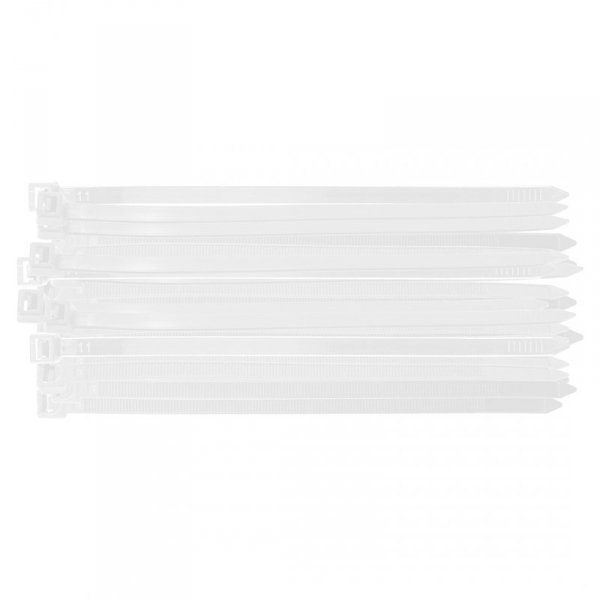 Opaski zaciskowe EXTREME 7.6 × 200 mm, białe, 50 szt.