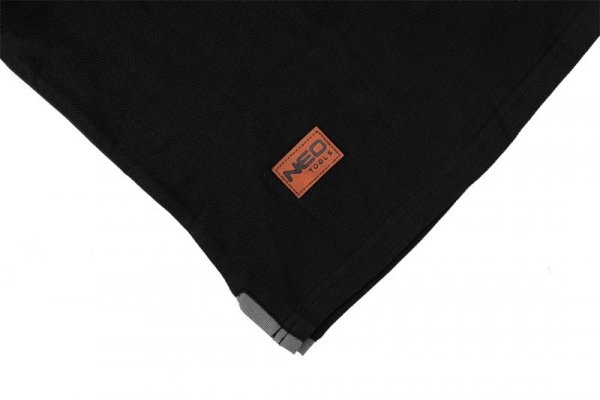 Koszulka polo DENIM, czarna, rozmiar XL