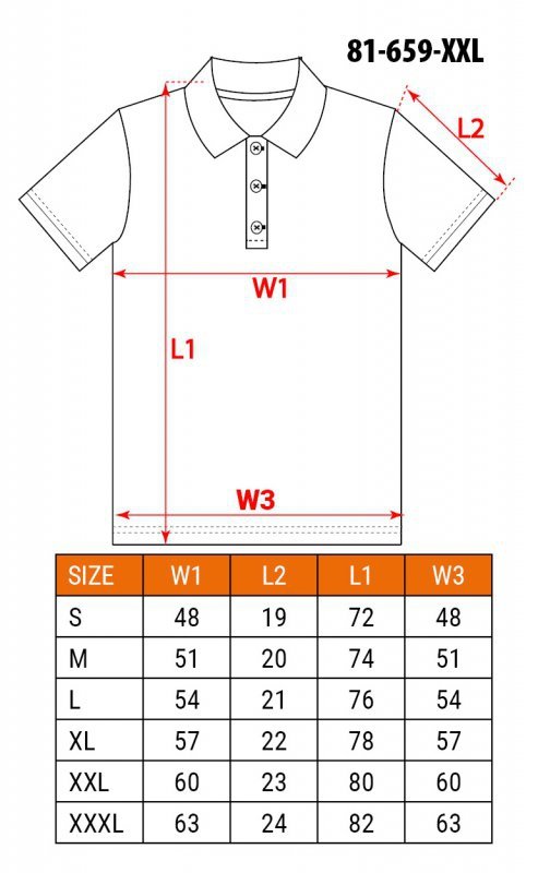 Koszulka polo DENIM, czarna, rozmiar XXL