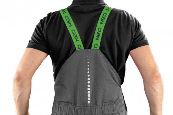 Ogrodniczki robocze PREMIUM, 100% bawełna, ripstop, rozmiar XS