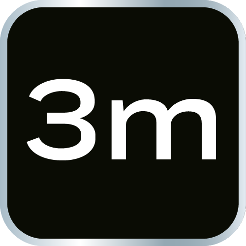Przedłużacz listwowy 3m, 3x1.5mm2, 4G, czarny, ON/OFF