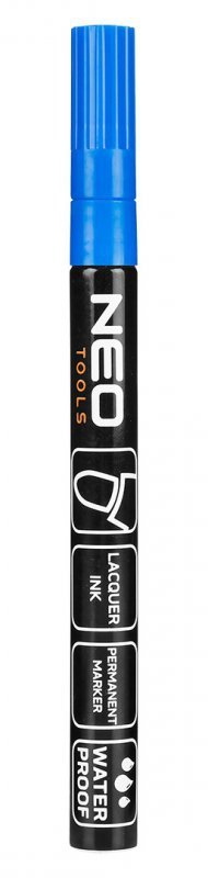 Marker budowlany, 4 kolory, permanentny, wodoodporny, lakierowy, aluminiowy, 4 szt
