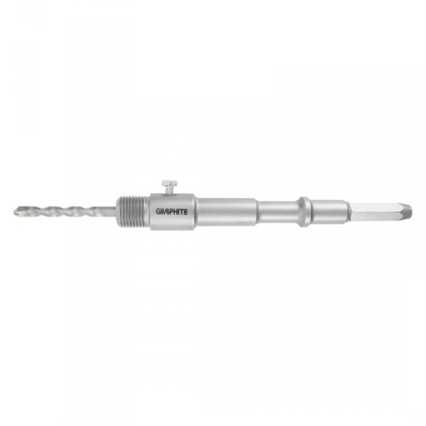 Adapter do otwornic HEX oraz wiertło pilotujące M22 200 mm