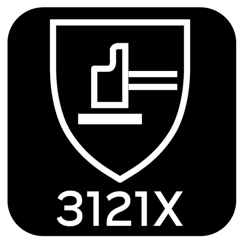 Rękawice robocze, poliester pokryty lateksem (crincle),3121X, rozmiar 10
