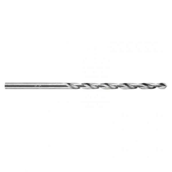 Wiertła do metalu HSS, DIN 340, przedłużane, 5 mm