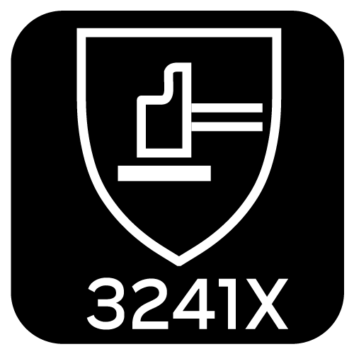 Rękawice robocze ocieplane, poliester pokryty lateksem (2 warstwy), 3241X, rozmiar 11
