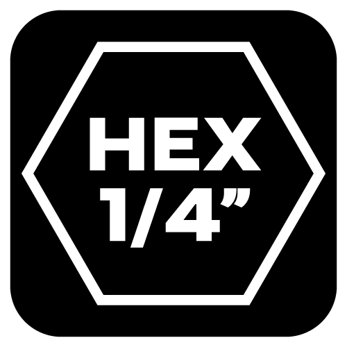 Zestaw wierteł stopniowych HSS TiN, 3-20 mm, Hex, 3 szt.